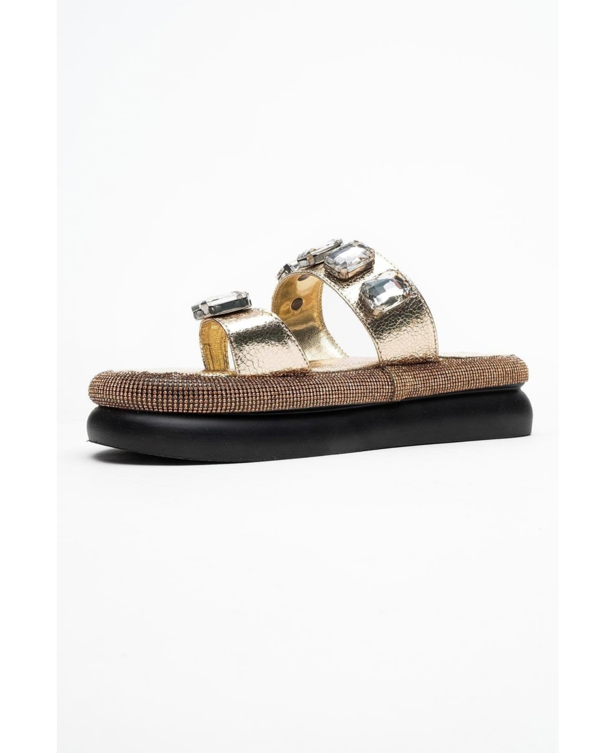 Prologue Shoes Evans Jeweled Platform Sandal (Women)