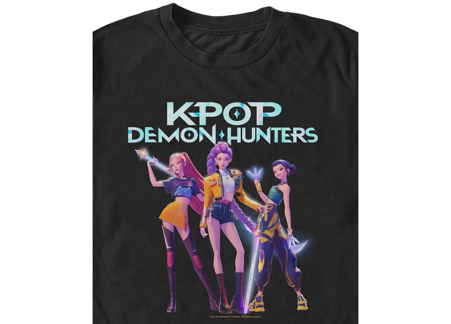 Men's K-Pop Demon Hunters Hero Group T-Shirt