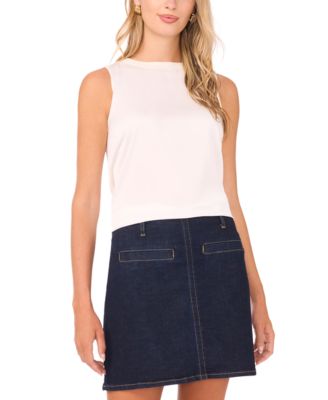 Women's Sleeveless Crewneck Tank Top