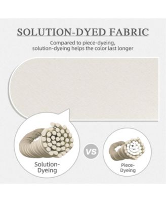 Outdoor High Back Dining Chair Cushion with Ties and Zipper, 44"x21"x3.2", Set of 4