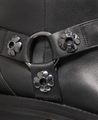 Women's Spade Flower Garden Moto Boots