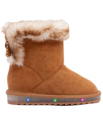 Toddler & Little Girls' 5T-7 Mandie Light Up Cold Weather Boots