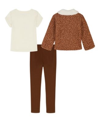 Girls' 2T-6X Top, Jacket and Pants, 3-Piece Set