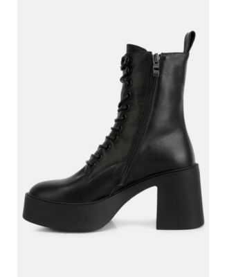Carmac Womens High Ankle Platform Boots