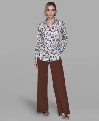 Women's Paris Print Top