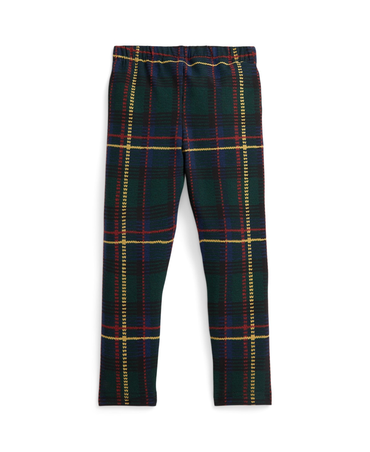Polo Ralph Lauren Ralph Lauren Plaid Stretch Jersey Legging In Green