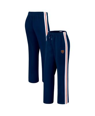 WEAR by Erin Andrews - Women's Navy Chicago Bears Color Block Straight Leg Pants