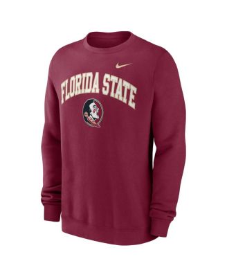 Men's Garnet Florida State Seminoles Arch Pullover Sweatshirt