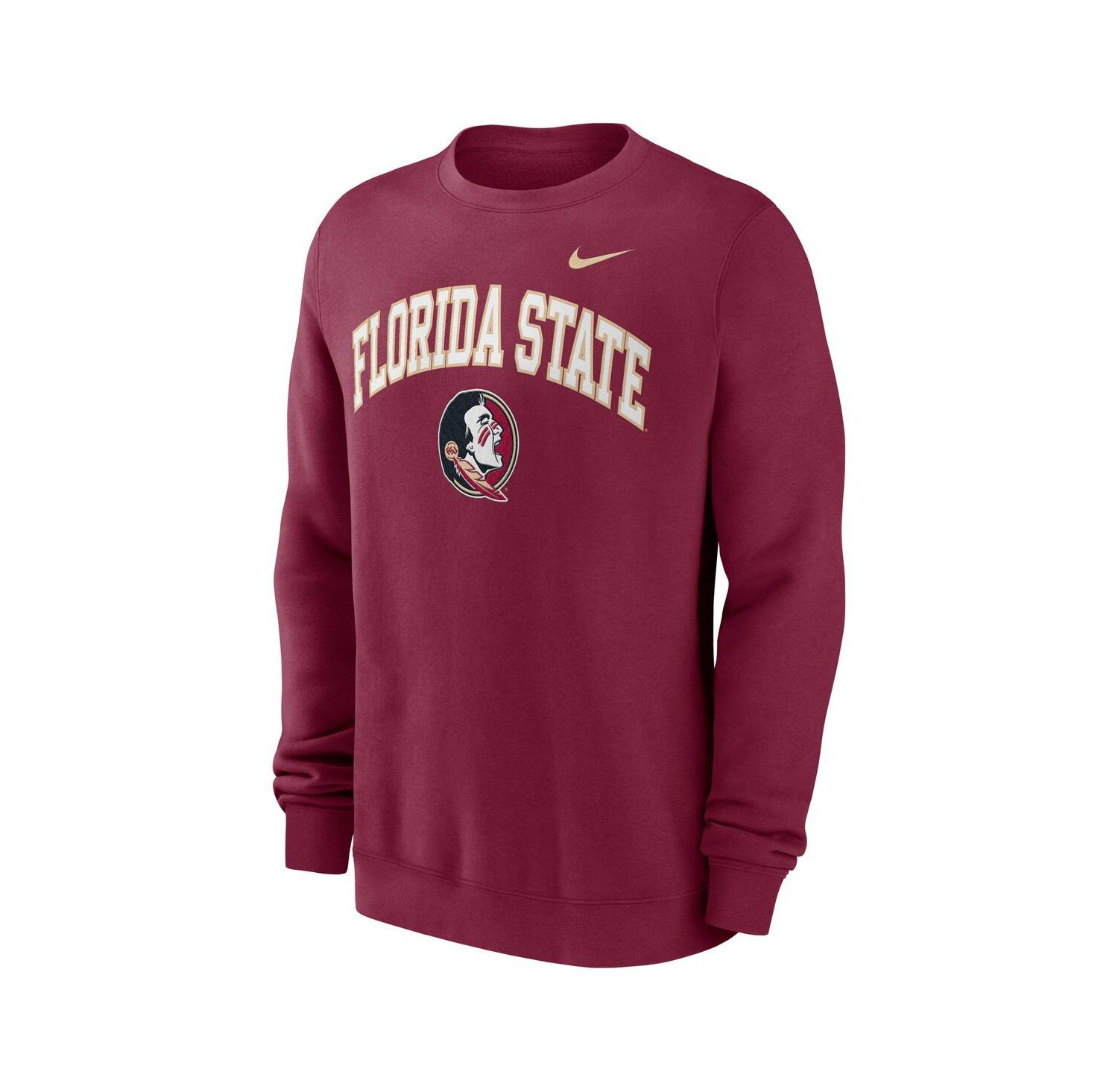 Men's Garnet Florida State Seminoles Arch Pullover Sweatshirt