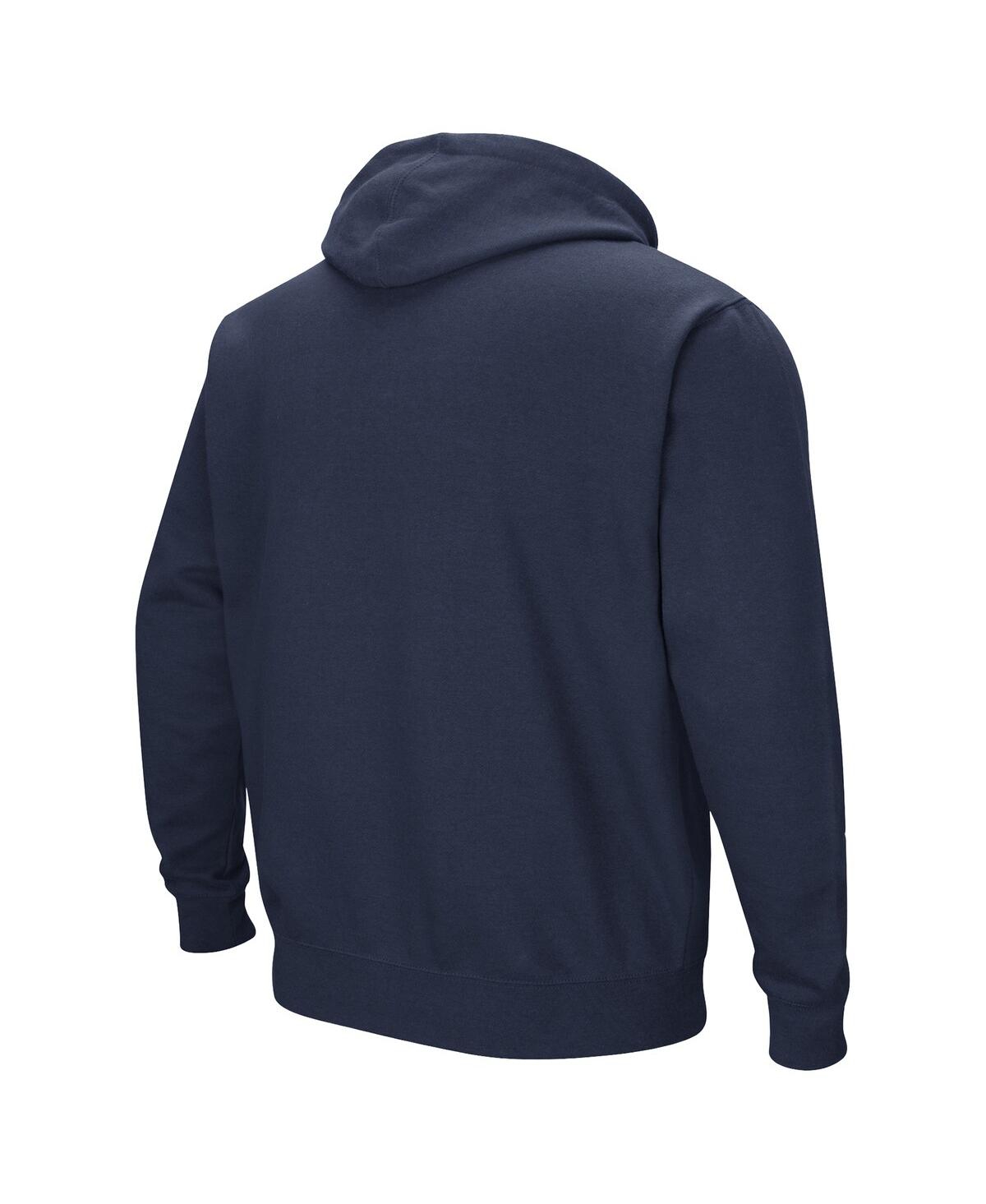 Colosseum Men's Navy Howard Bison Arch Logo 3.0 Pullover Hoodie In Blue