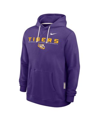 Men's Purple LSU Tigers 2025 Sideline Standard Issue Dri-FIT Hoodie