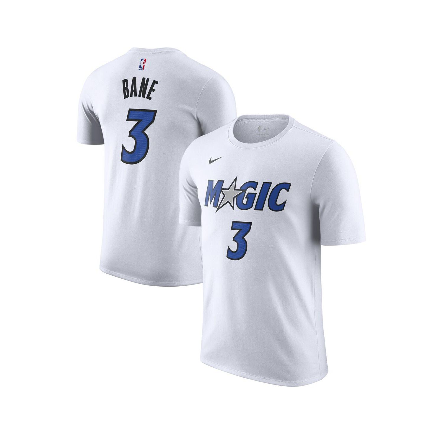Men's Desmond Bane White Orlando Magic Association Edition Name & Number T-Shirt