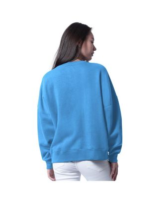 Women's Light Blue Tennessee Titans Oversized Feud Sweatshirt