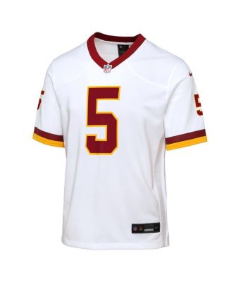 Big Boys and Girls Jayden Daniels White Washington Commanders Game Super Bowl Era Jersey