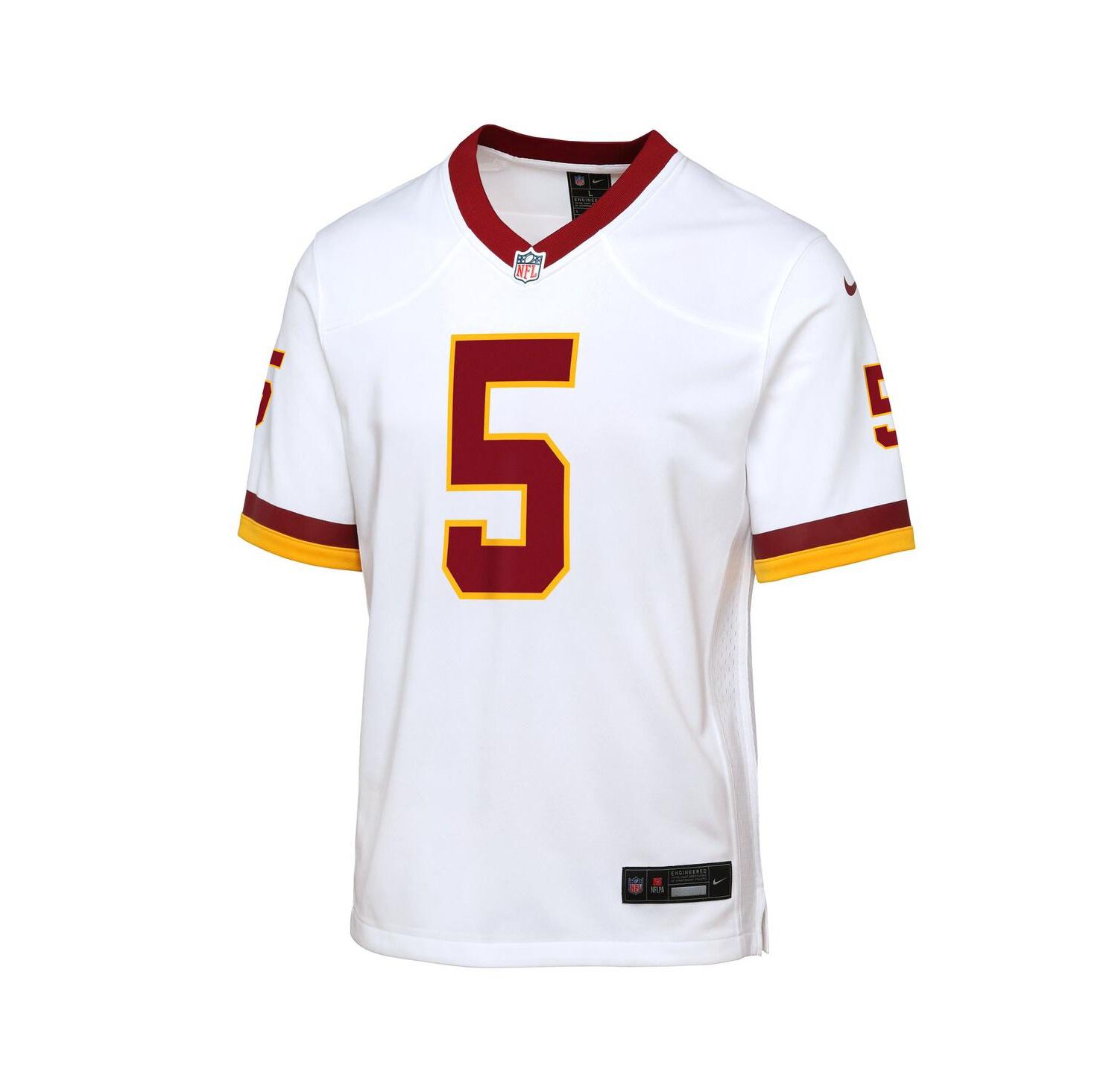 Big Boys and Girls Jayden Daniels White Washington Commanders Game Super Bowl Era Jersey