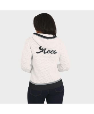 Women's Cream Las Vegas Aces Hooded Sweater