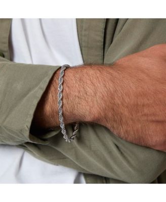 Stainless Steel (304L) 5MM Rope Chain Necklace 22'' and Bracelet 8.5'' Set