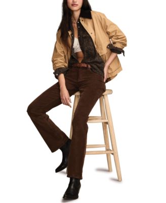 Women's Printed Western Button Down Top