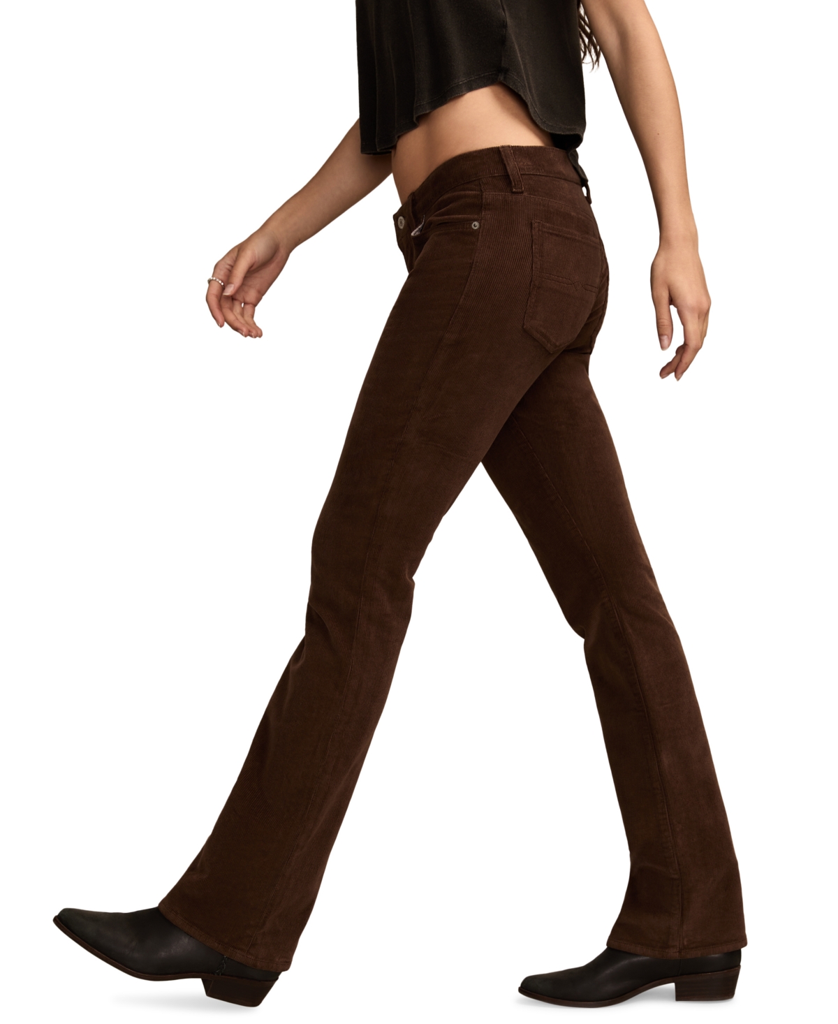Lucky Brand Women'sâ Mr. Sweet Boot Cord Jeans In Brown