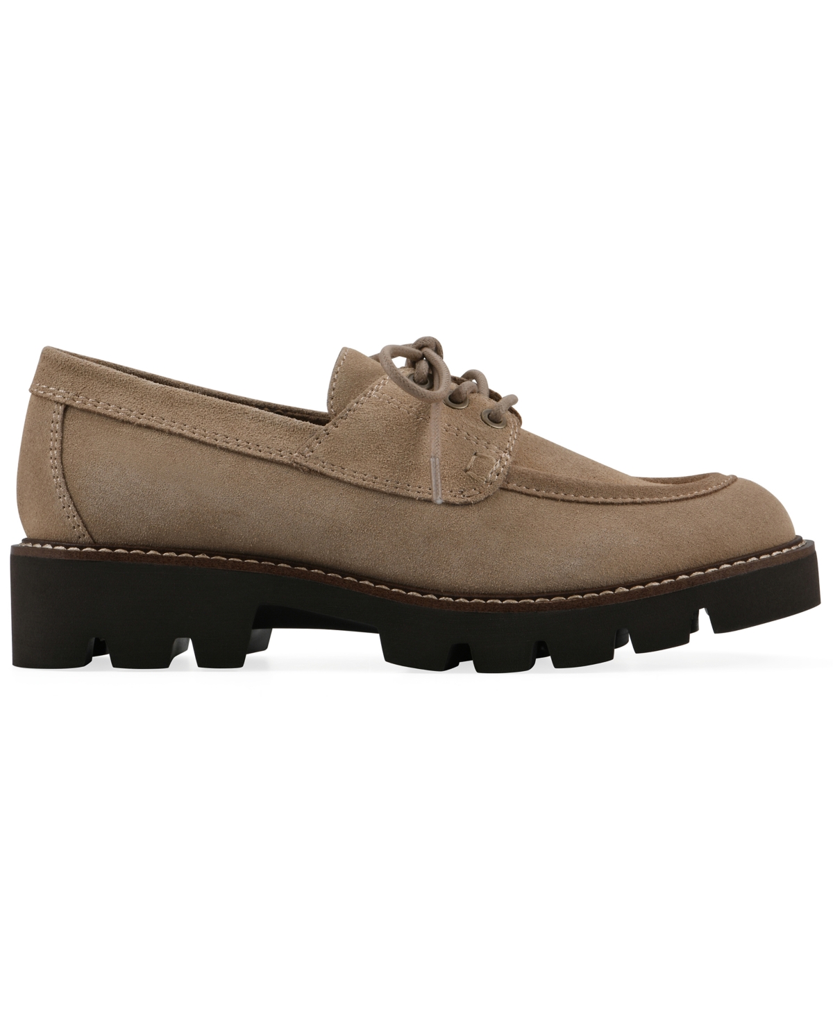 White Mountain Women's Gino Lug Sole Loafers In Brown