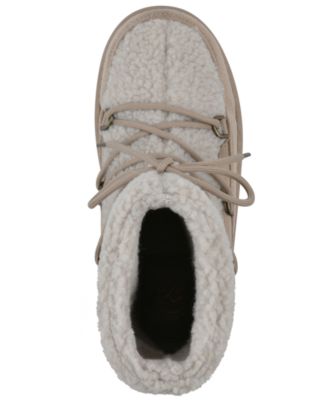 Women's Isador Faux Sherpa Lace-up Boots