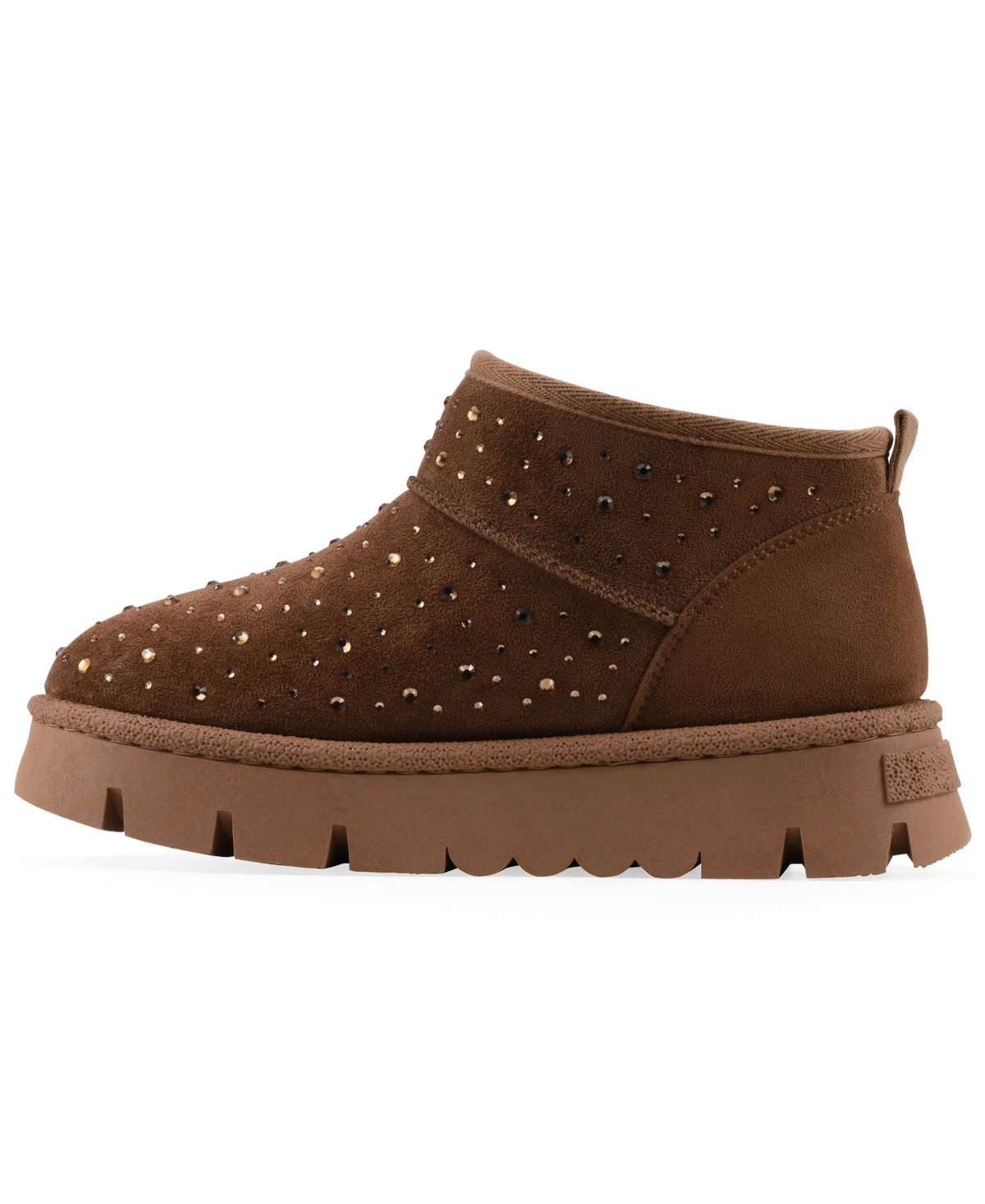 White Mountain Women's Tomas Faux Fur Bootie In Brown