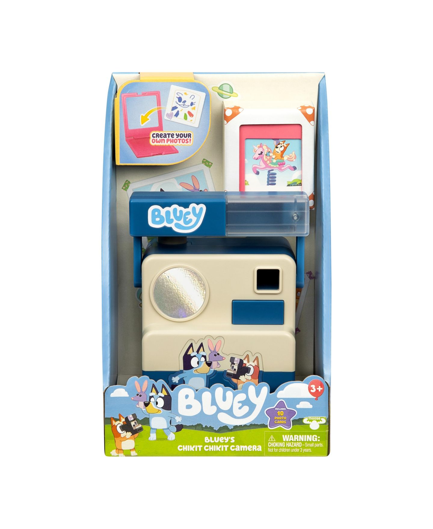 Детский игровой набор Bluey Chikit Chikit Role Play Camera Playset, Ages 3+ — фото 1