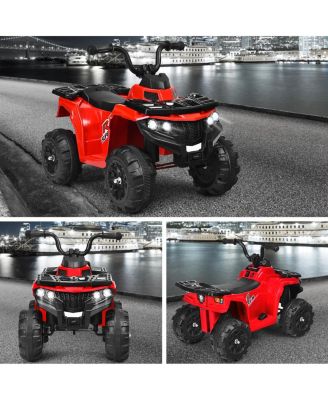 Kids Ride On Car 6V Battery Powered ATV w/4 Anti-skid Wheels Music Player