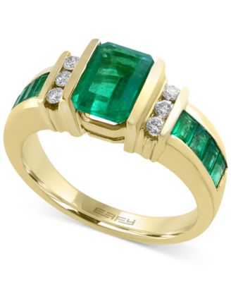 EFFY Collection - Sapphire (2-1/4 ct. t.w.) and Diamond (1/6 ct. t.w.) Ring in 14k Gold
