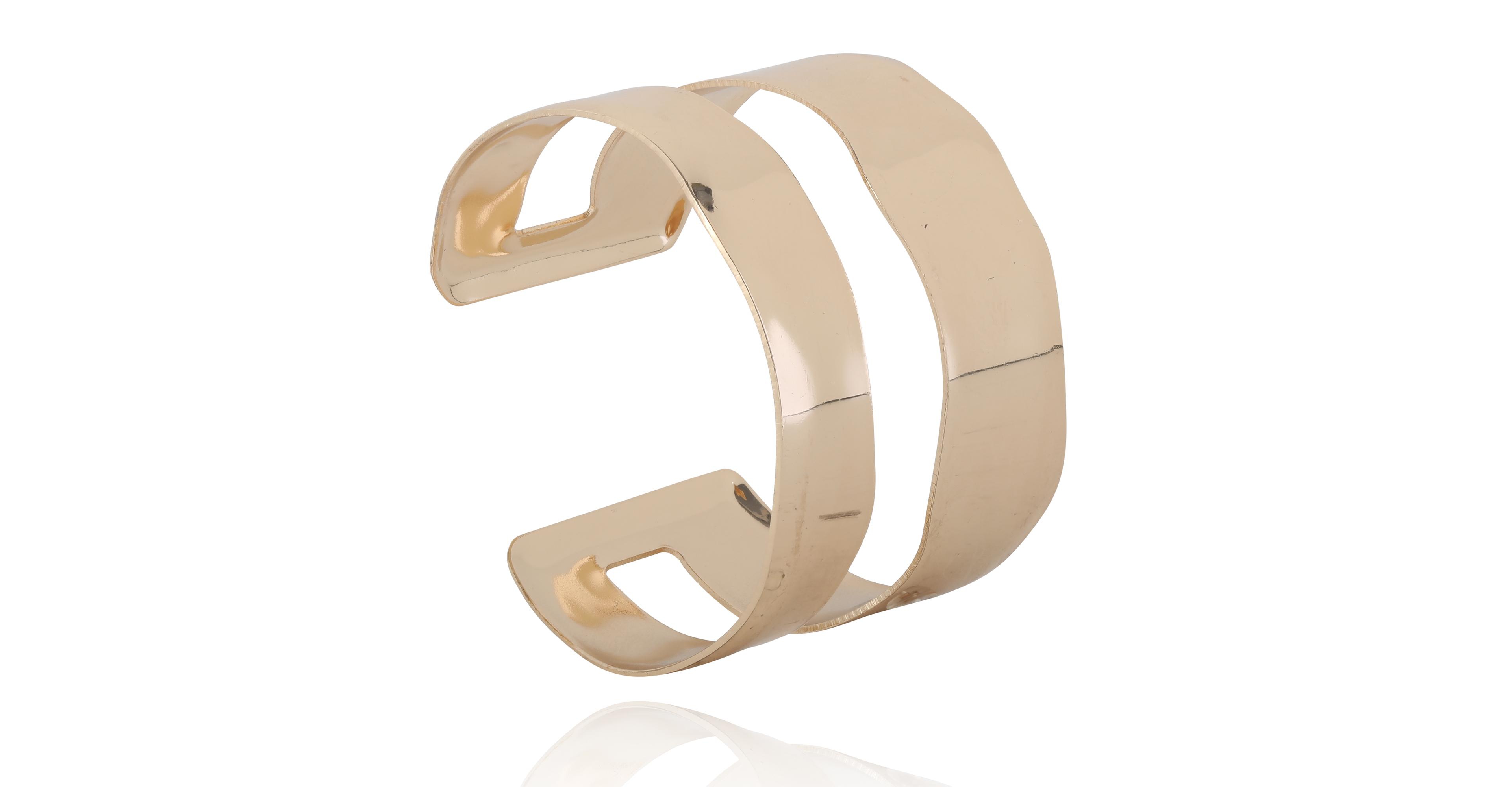 BCBGeneration Double Band Cuff Bracelet