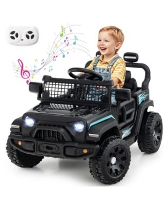 Kids Ride on Car Truck 12V Battery Powered Electric Vehicle w/ Foldable Mirrors