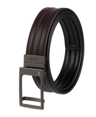 Men's Reversible Compression Plaque Locking Buckle Belt