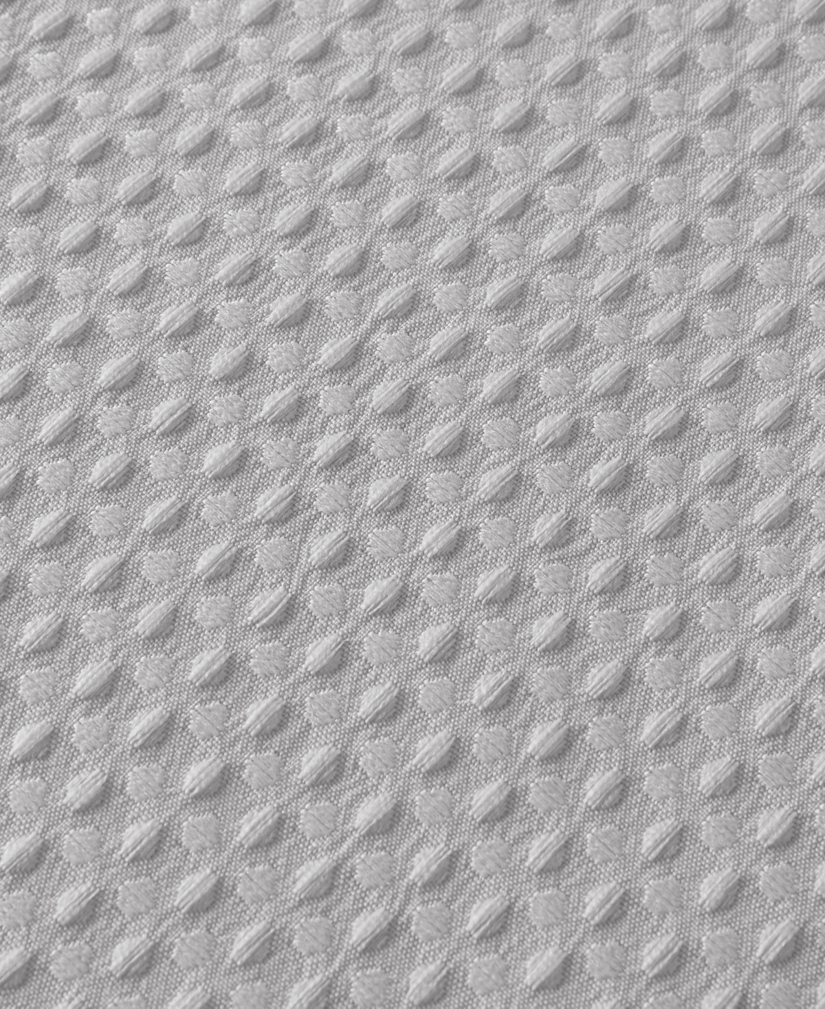 Madison Park Arbor Waffle Shower Curtain, 72" X 72" In Gray
