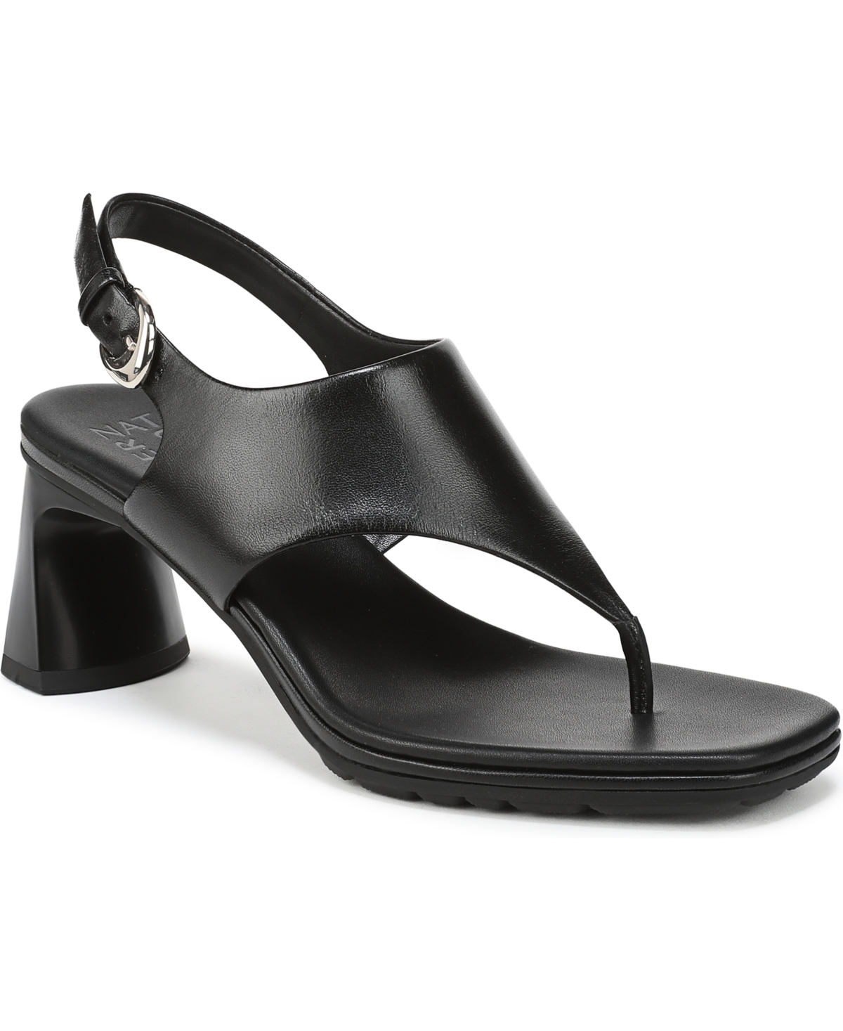 Naturalizer Women's Navi Square Toe Dress Sandals In Black