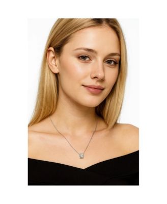Cubic Zirconia Heart Pendant Necklace