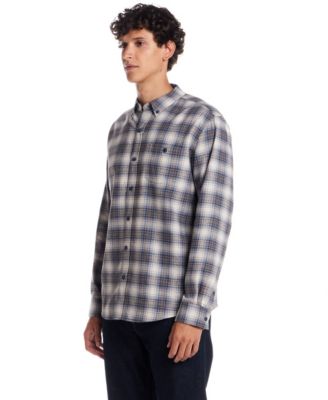 Men's Button Front Flannel Shirt