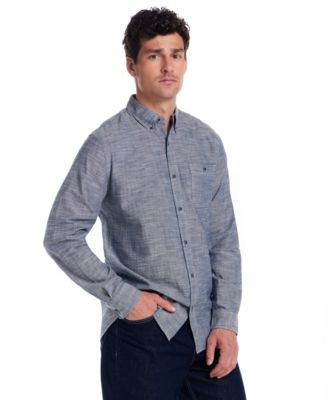 Men's Winter Chambray Solid Shirt
