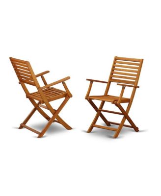 Wooden Patio Set Natural Oil
