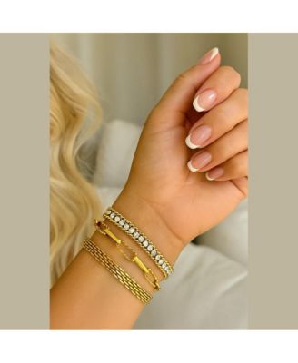 Elena Adjustable Stackable Link Bracelet