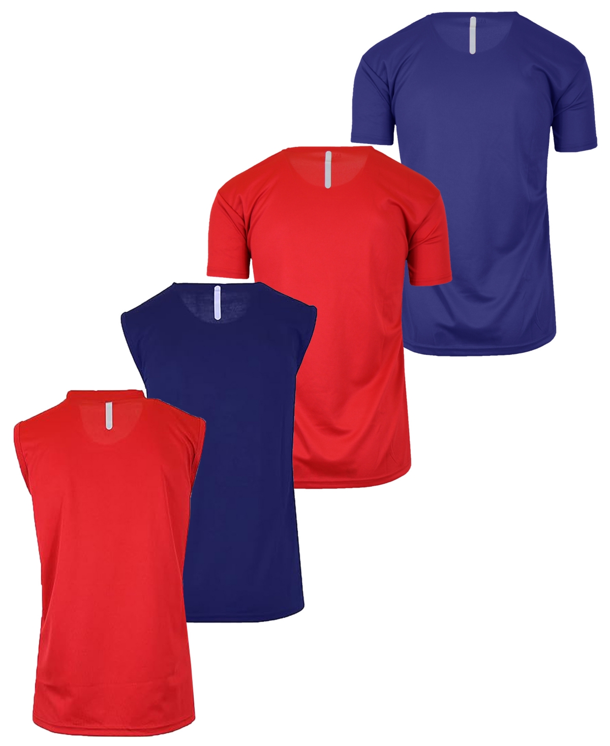 Galaxy By Harvic Men's 4-pack Crewneck Regular Fit T-shirt In Multi