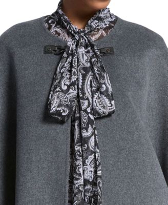 Women's Double-Faced Sleeveless Long Cape