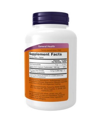 Red Yeast Rice Extract ,1200 mg ,120 Tabs