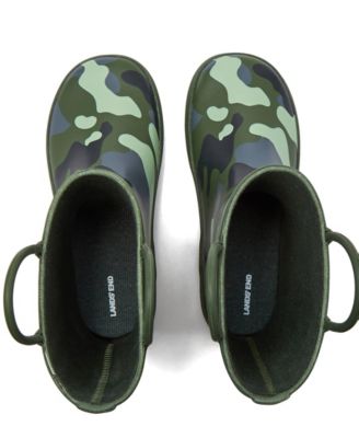 Kids Pull On Splash Rubber Rain Boots