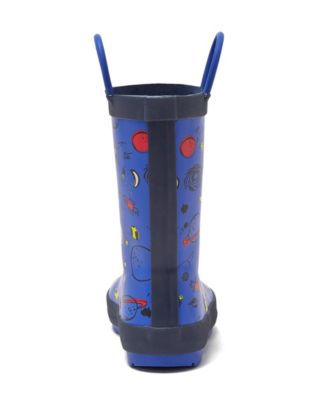 Kids Pull On Splash Rubber Rain Boots