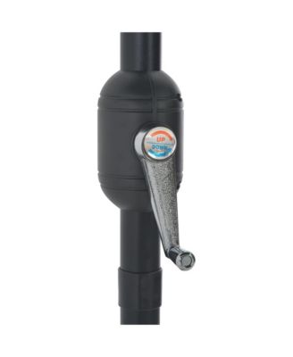 Garden Parasol Anthracite Polyester Fabric 118.1 x 61.0 in