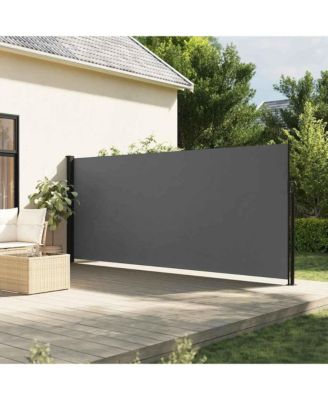 Retractable Side Awning Anthracite