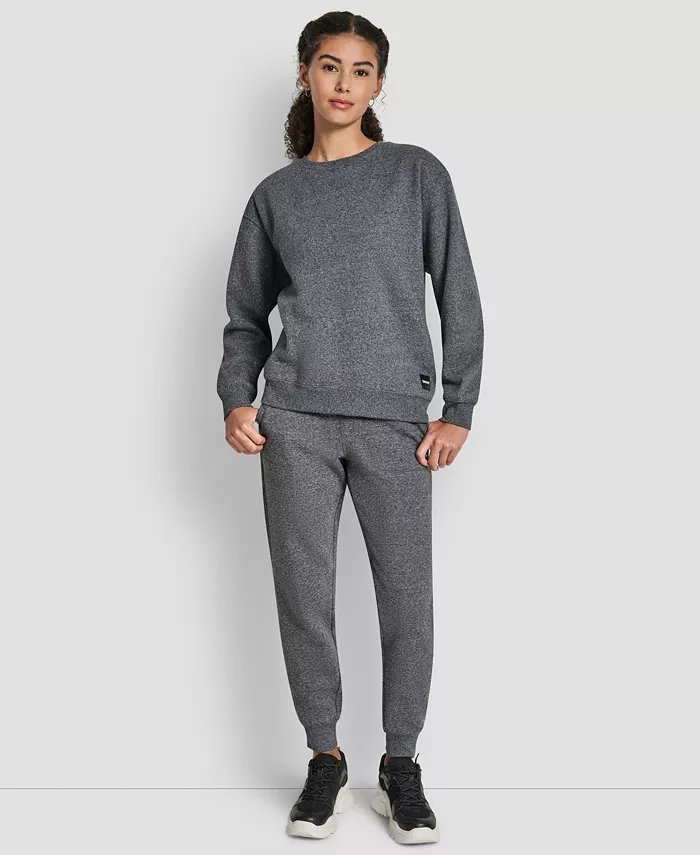 Women's Tonal Logo Patch Crewneck Sweatshirt - thumbnail 3