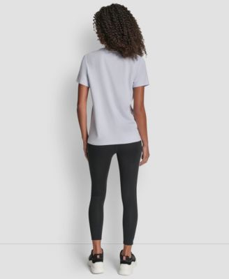 Women's Arched Exploded Rhinestone Crewneck T-Shirt