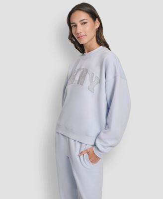 Women's Exploded Rhinestone Varsity Logo Sweatshirt