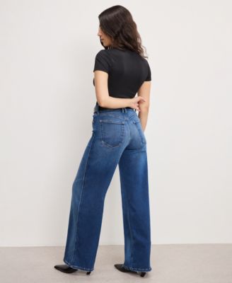 Soft Tech Good Petite Skate Wide Leg Jeans